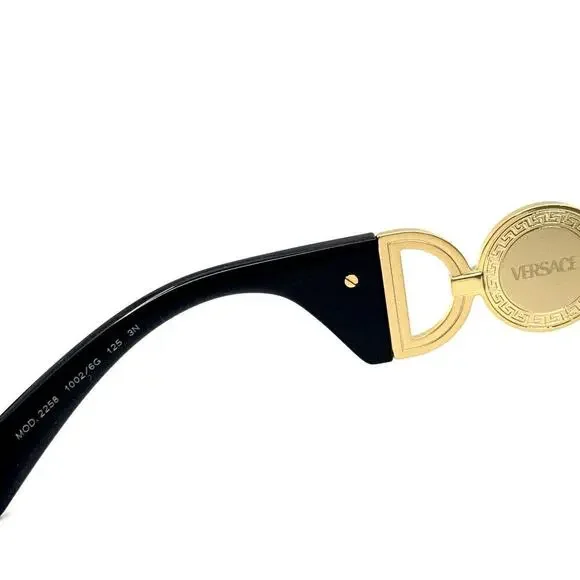 New, VERSACE Sunglasses MOD.2258 1002/6G Authentic